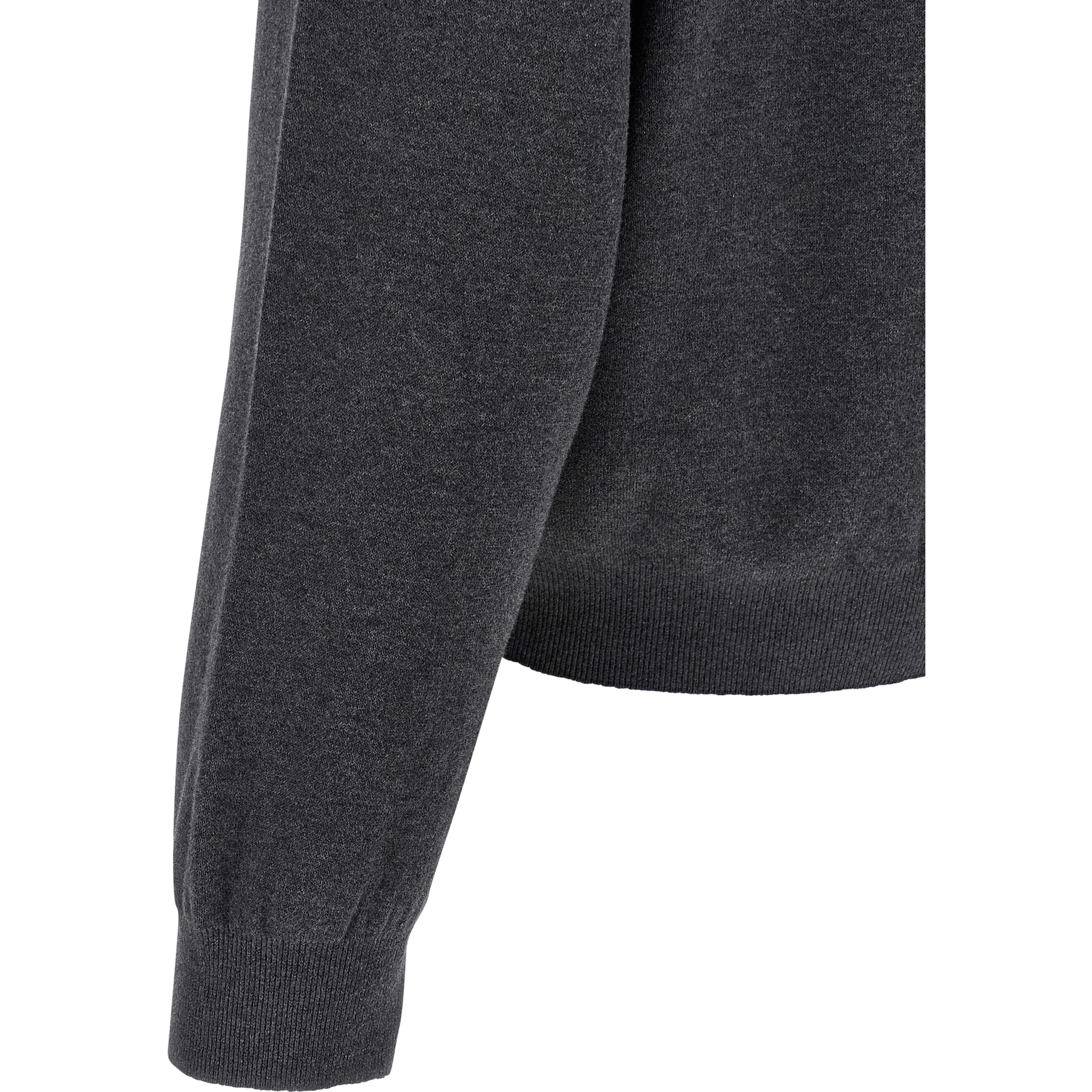 Gray Cotton Cardigan