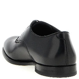 Black Calfskin Oxfords And Derbies
