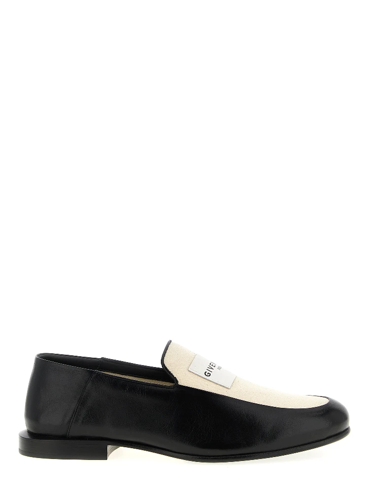 Black Lamb Leather Slip-On Loafers
