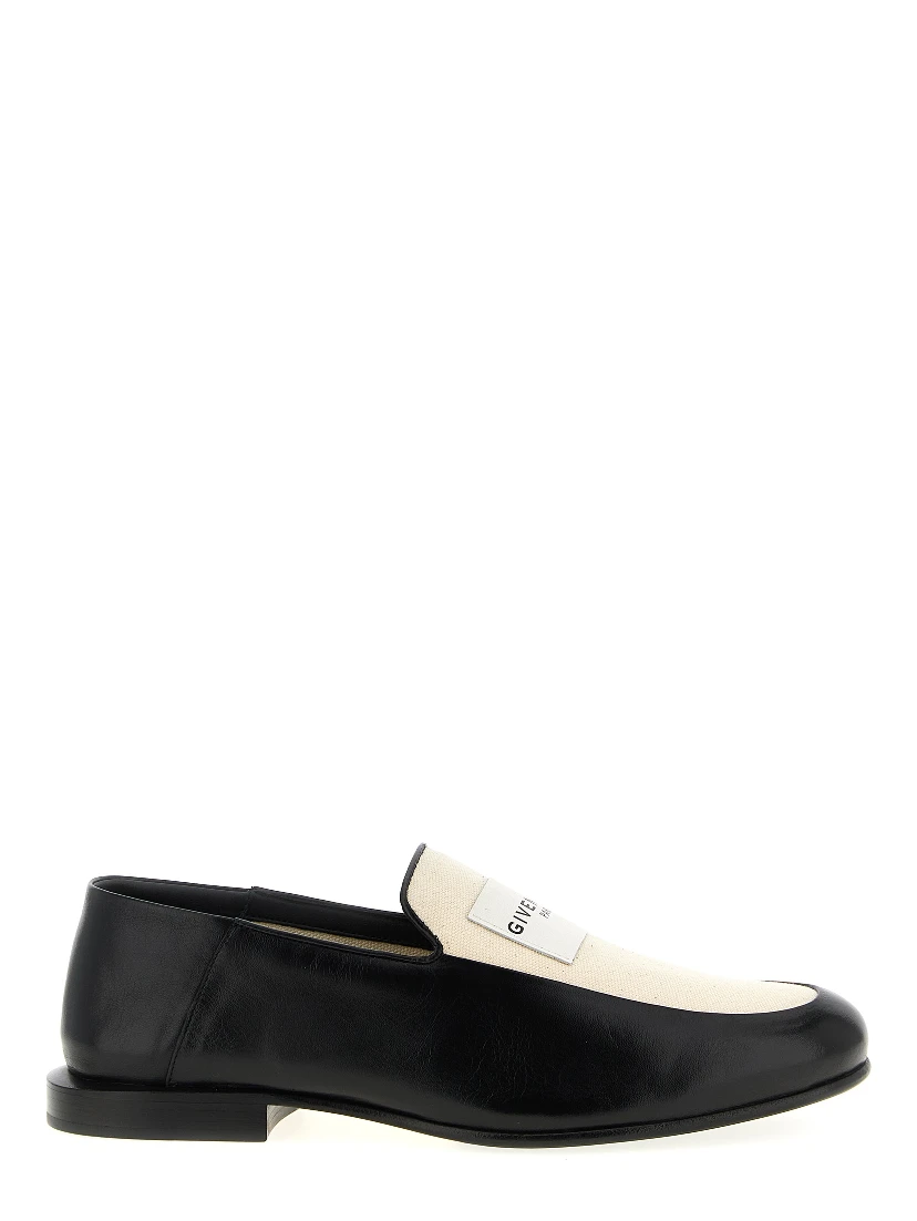 Black Lamb Leather Slip-On Loafers