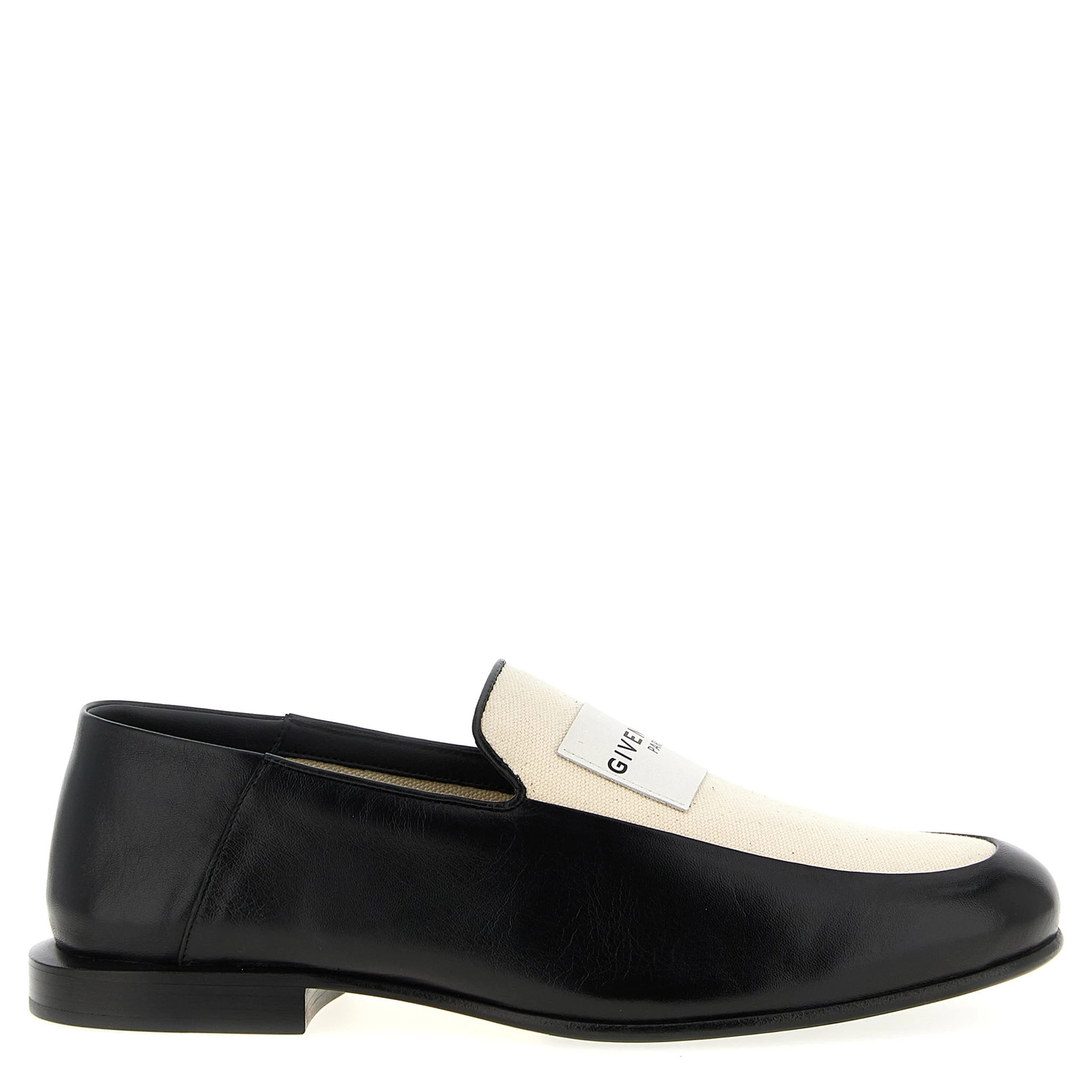 Black Lamb Leather Slip-On Loafers