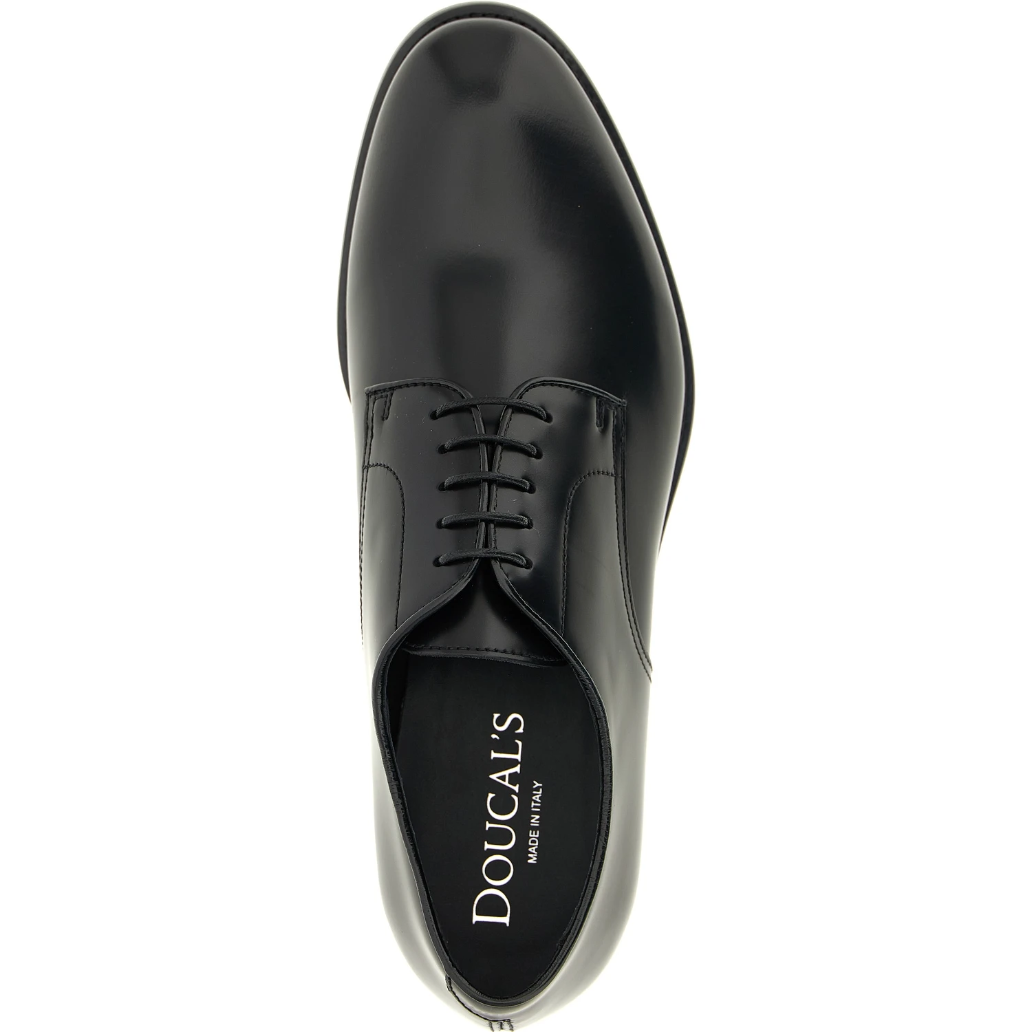 Black Calfskin Oxfords And Derbies
