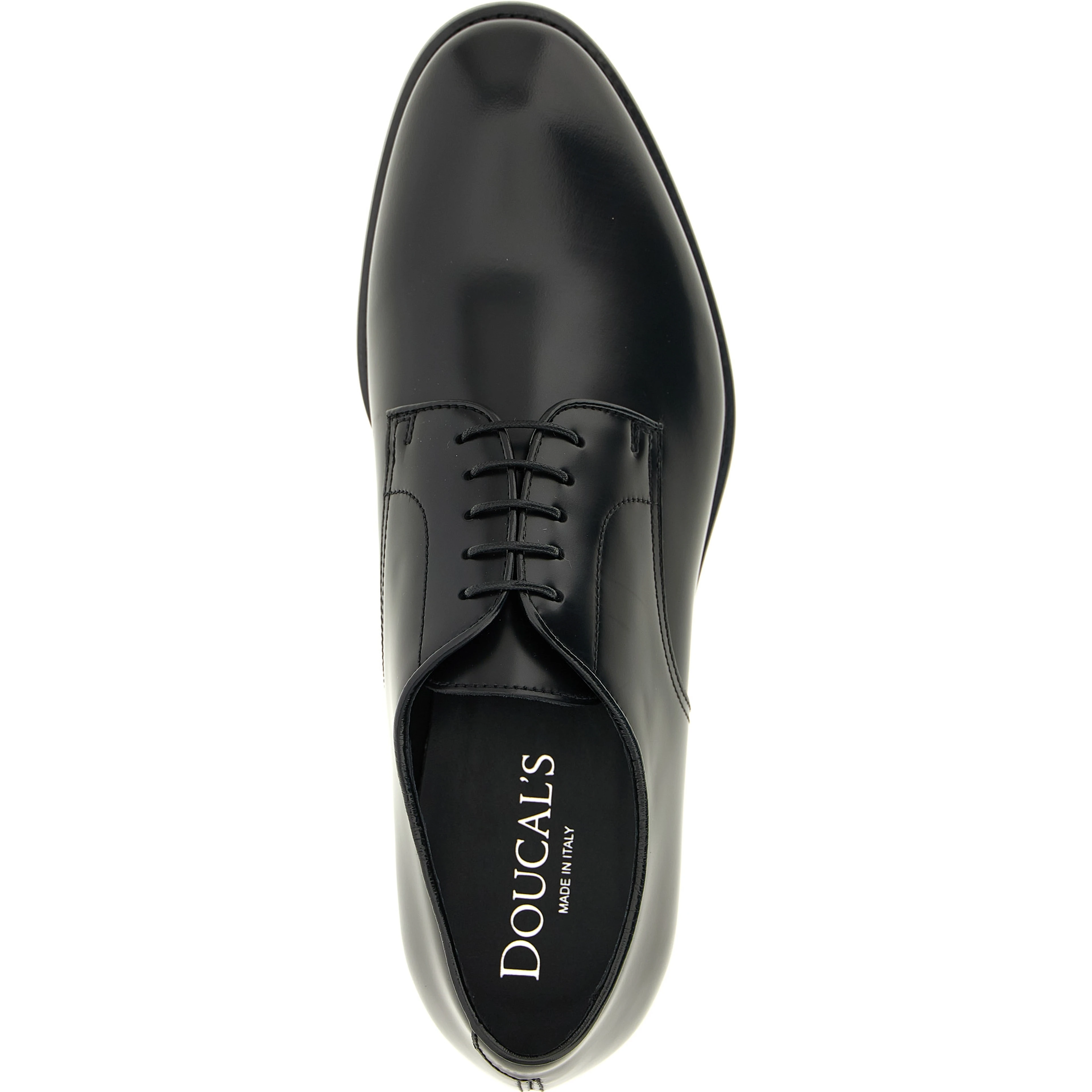 Black Calfskin Oxfords And Derbies