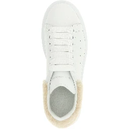 Beige Calfskin Chunky Sneakers