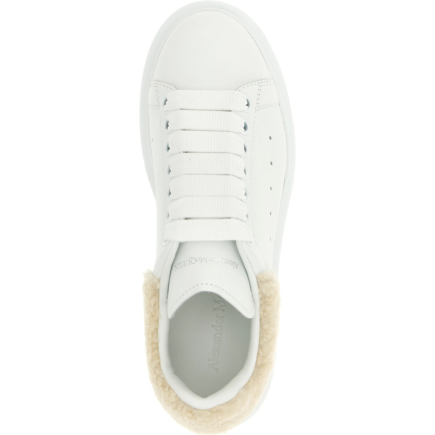 Beige Calfskin Chunky Sneakers
