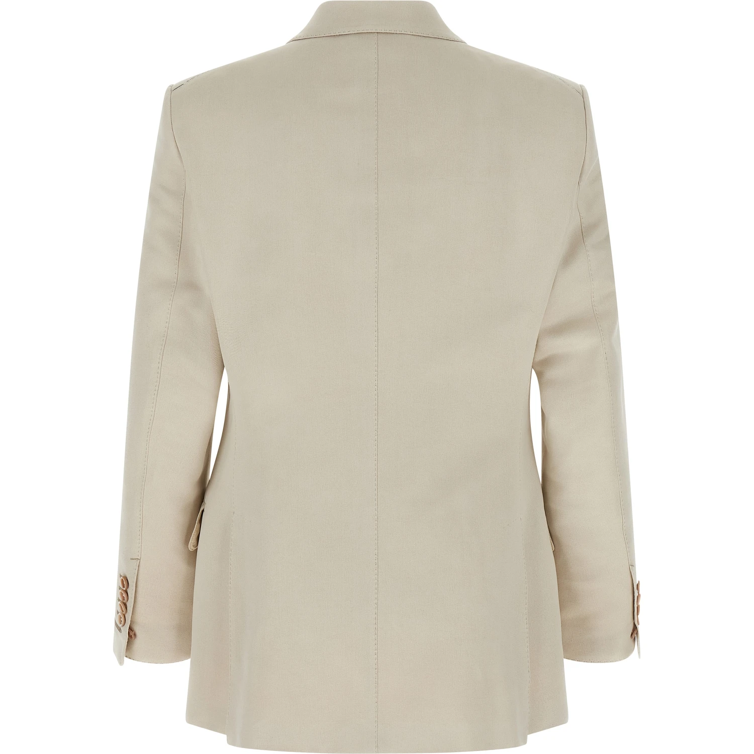 Beige Cotton Blazer
