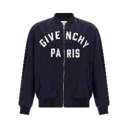Blue Cotton Bomber