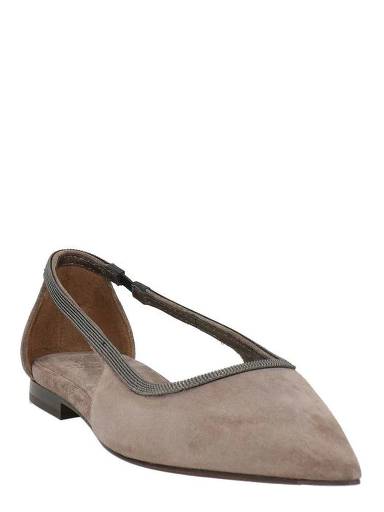 Gray Leather Ballet Flats alternative