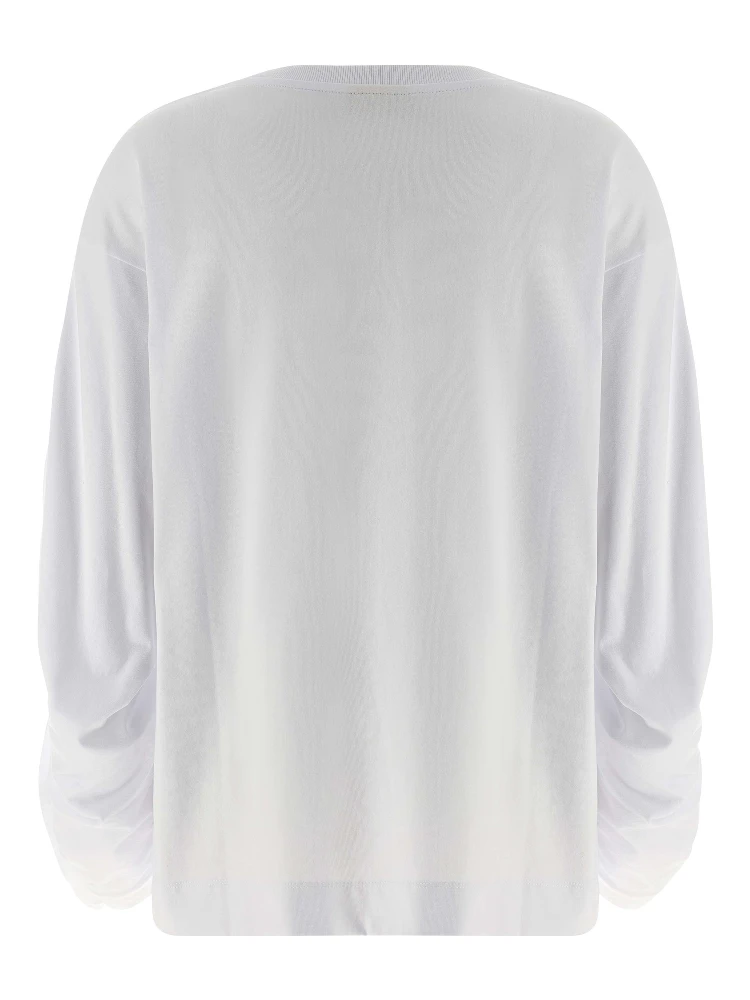 White Cotton Long Sleeve T-Shirt alternative