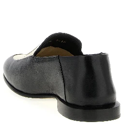 Black Lamb Leather Slip-On Loafers