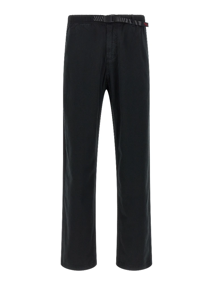 Black Cotton Casual Pants
