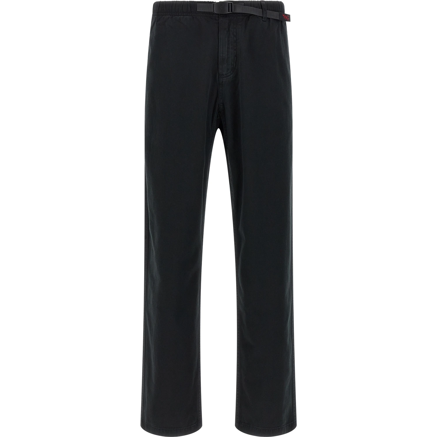 Black Cotton Casual Pants