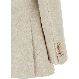 Beige Cotton Blazer