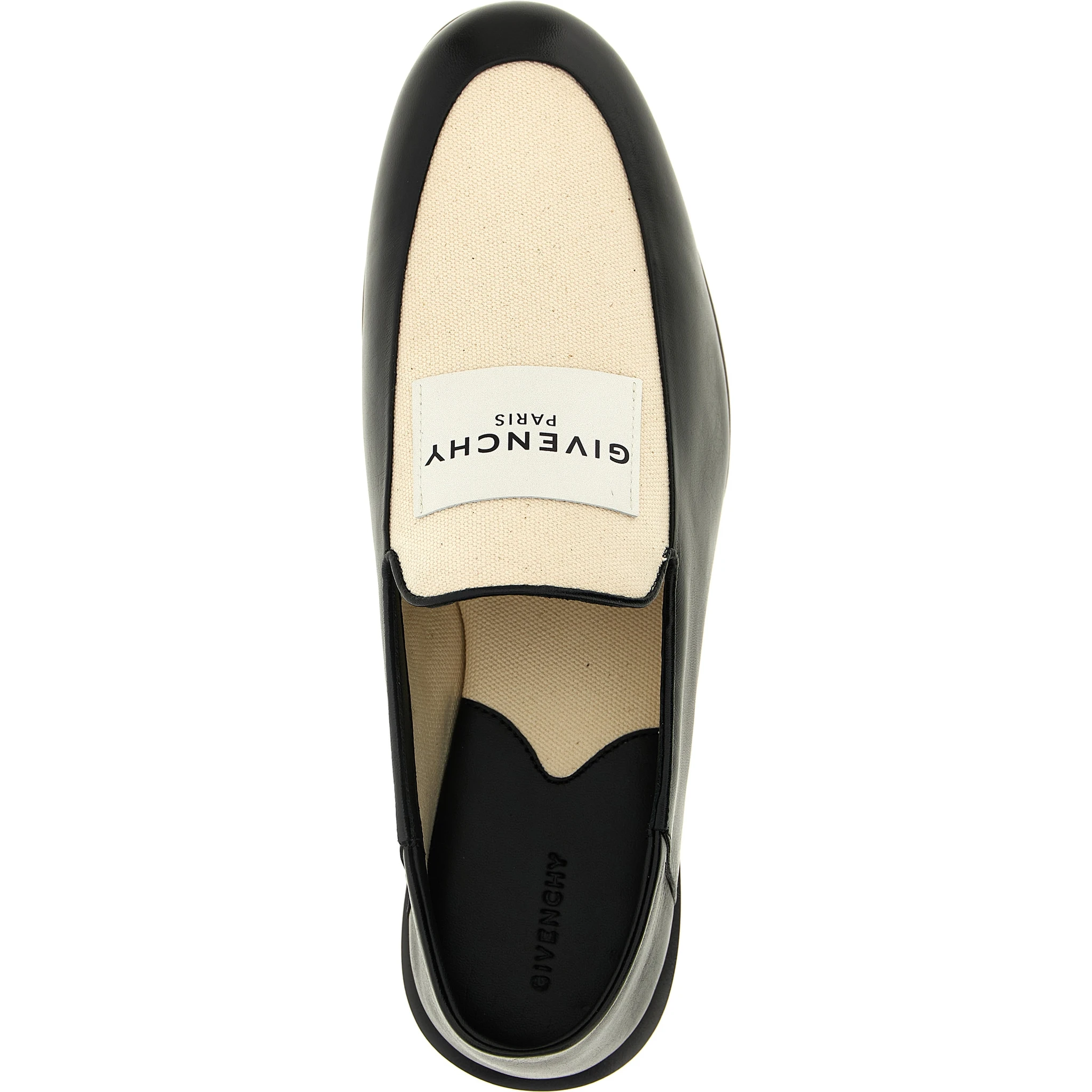 Black Lamb Leather Slip-On Loafers