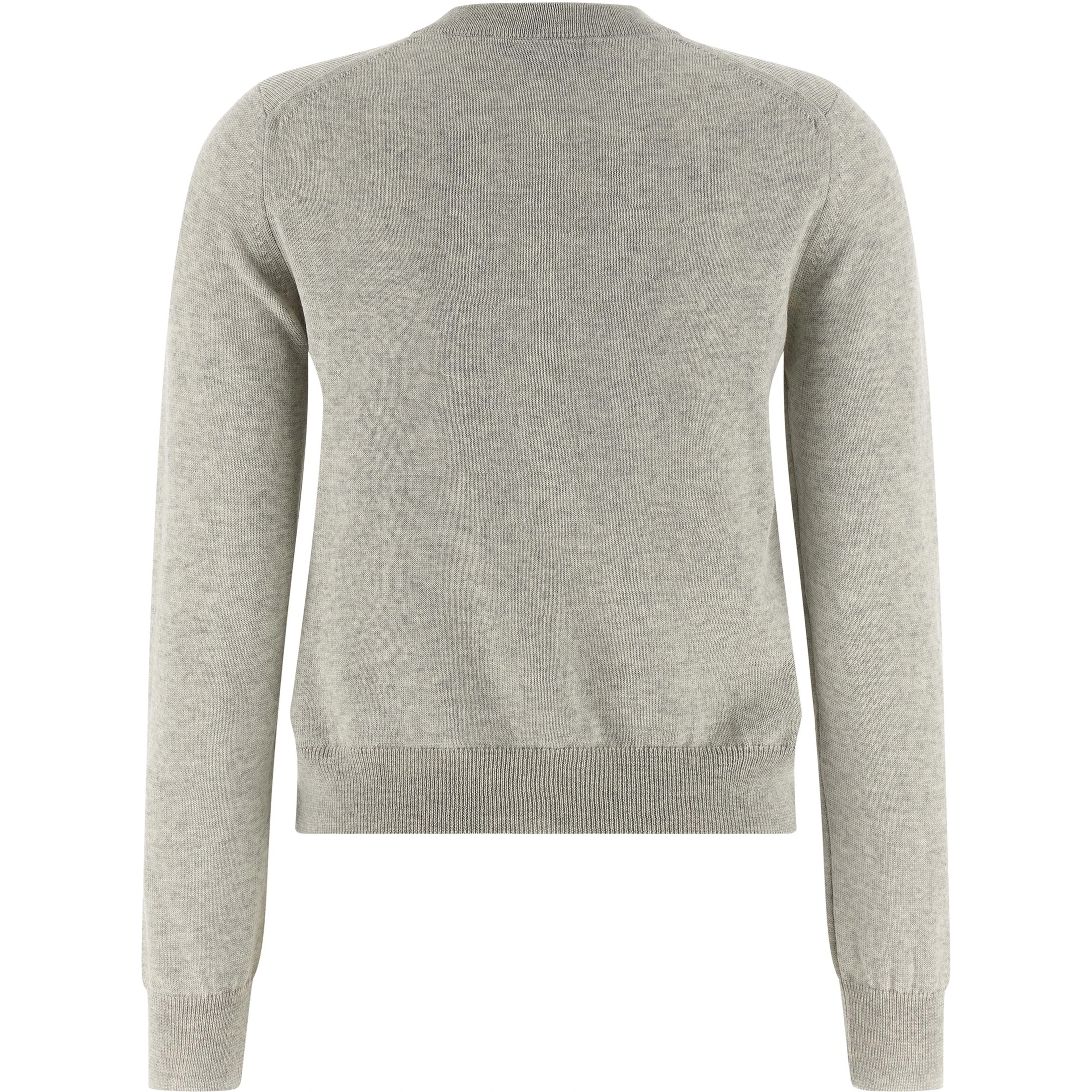 Gray Virgin Wool Cardigan