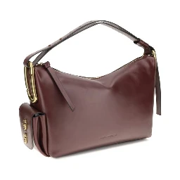 Bordeaux Calf Leather Bos Taurus Handbag