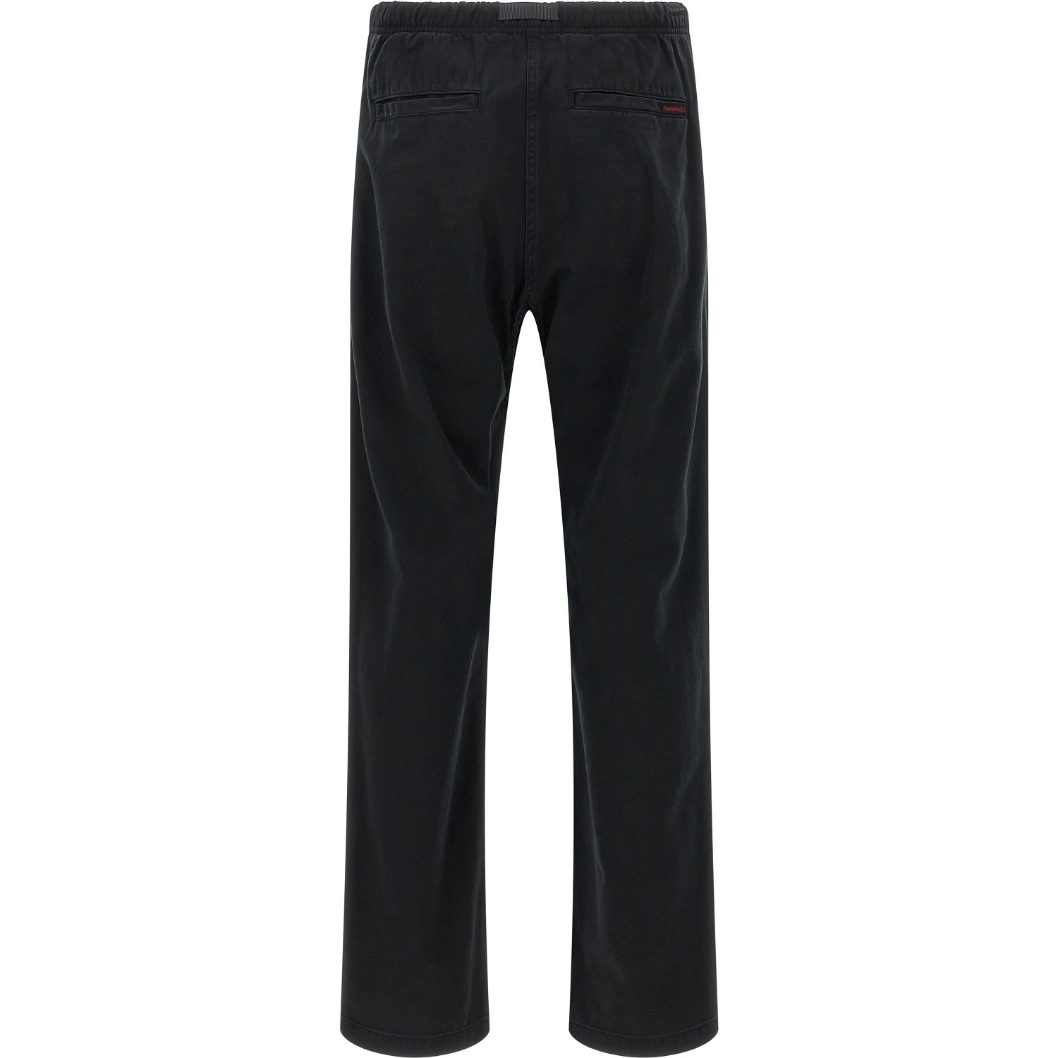 Black Cotton Casual Pants