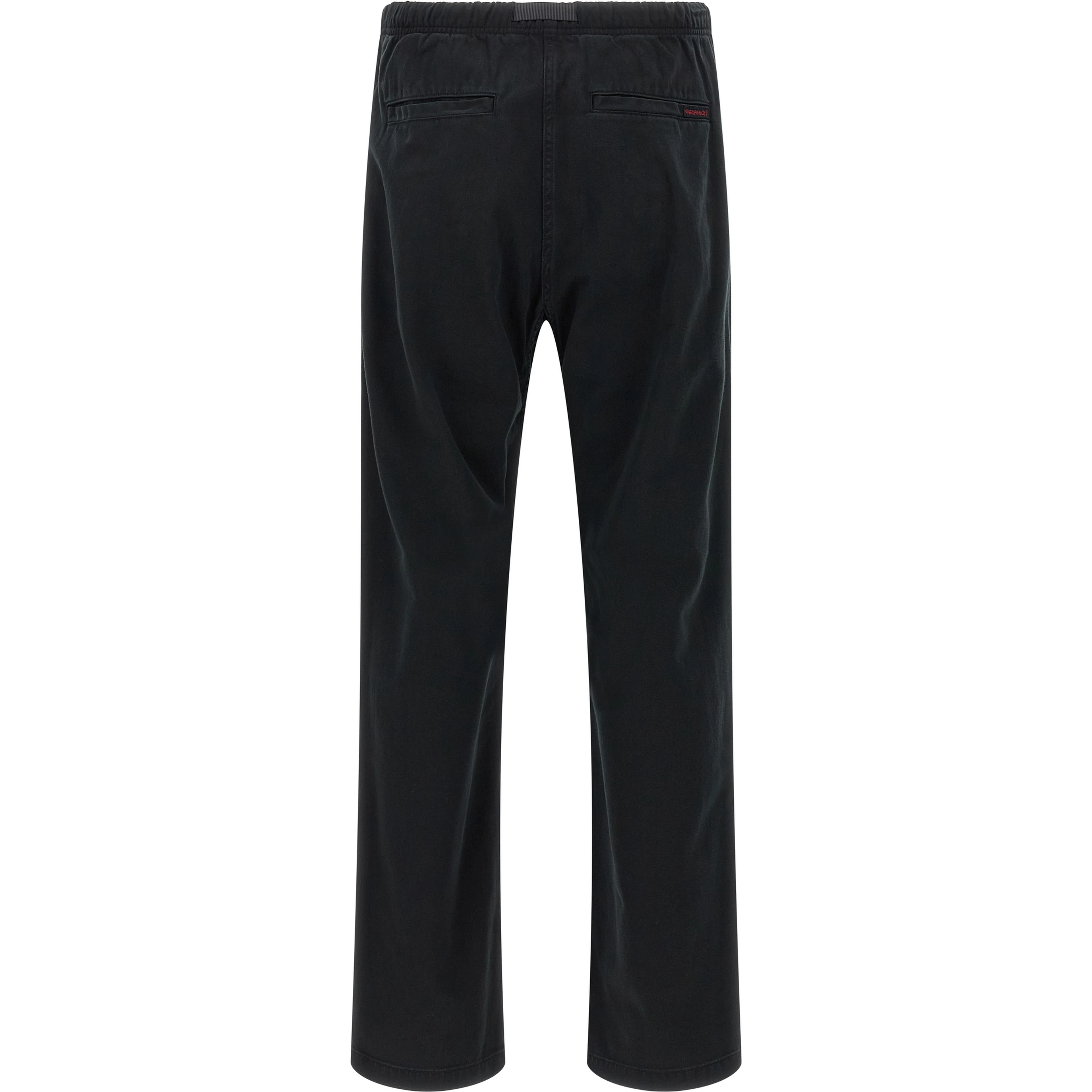 Black Cotton Casual Pants