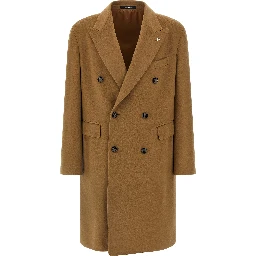 Beige Virgin Wool Coat