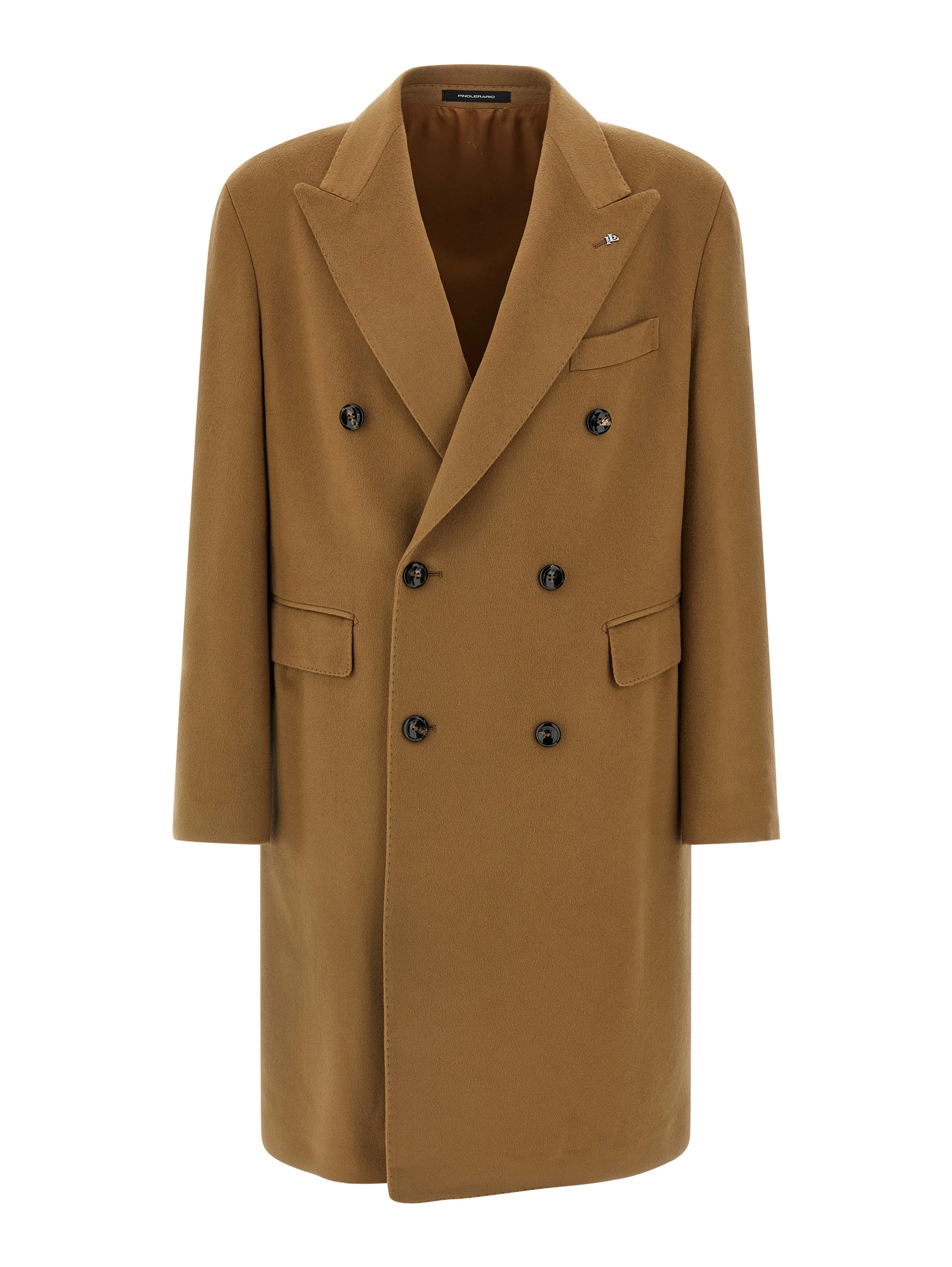 Beige Virgin Wool Coat