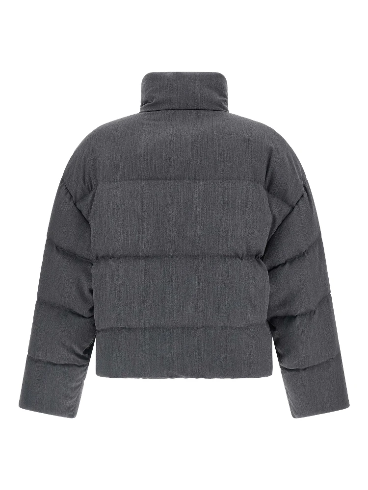 Gray Wool Full-Length Jacket alternative