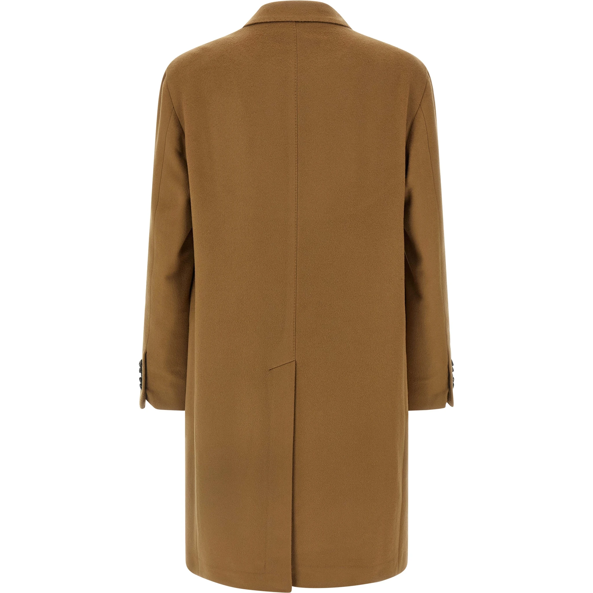 Beige Virgin Wool Coat
