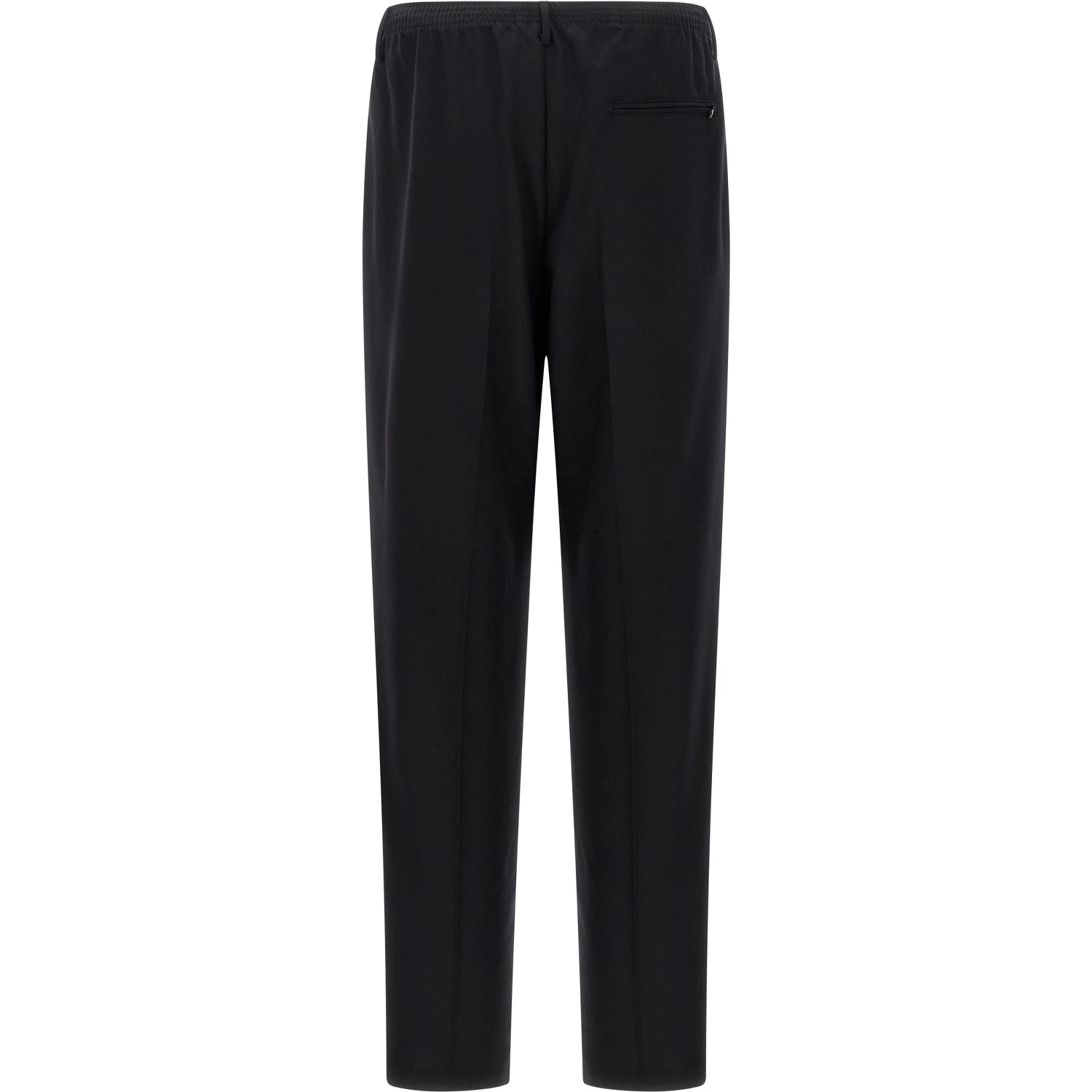 Black Wool Casual Pants