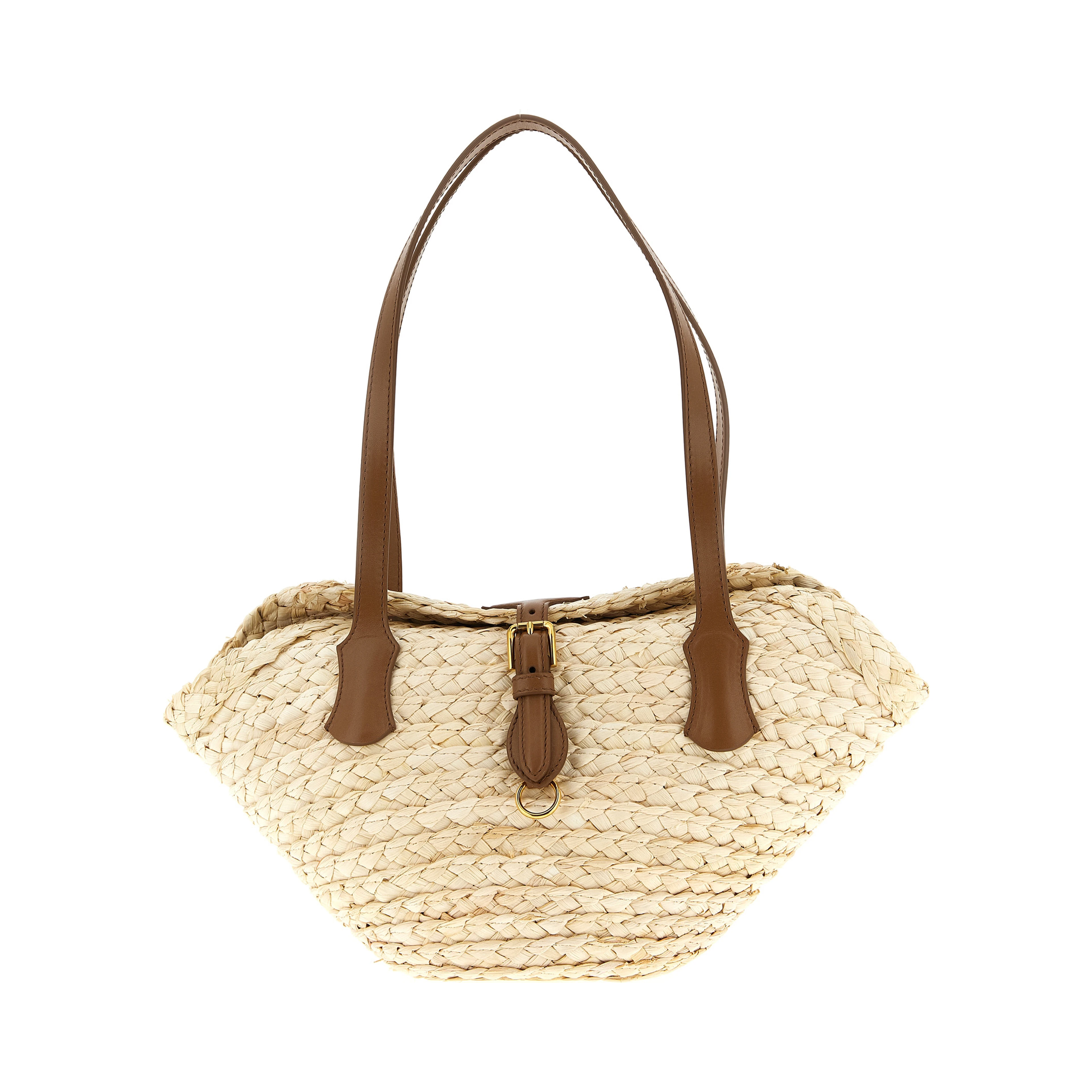 Beige Cork Shoulder Bag