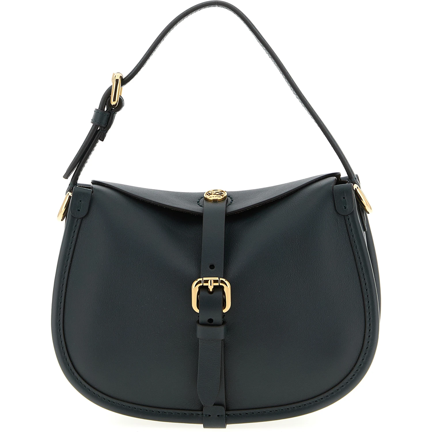 Bicolor Calfskin Crossbody Bag