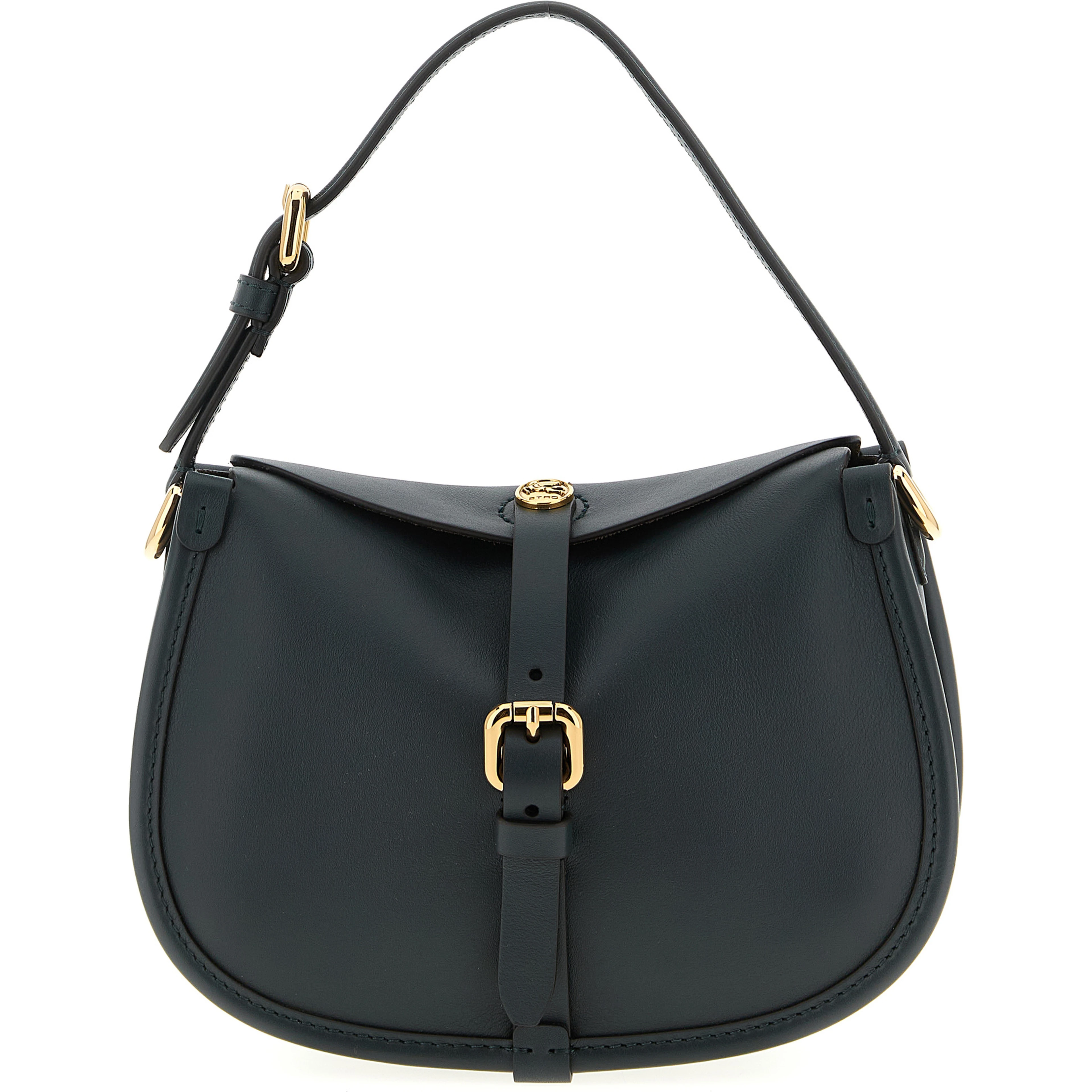 Bicolor Calfskin Crossbody Bag