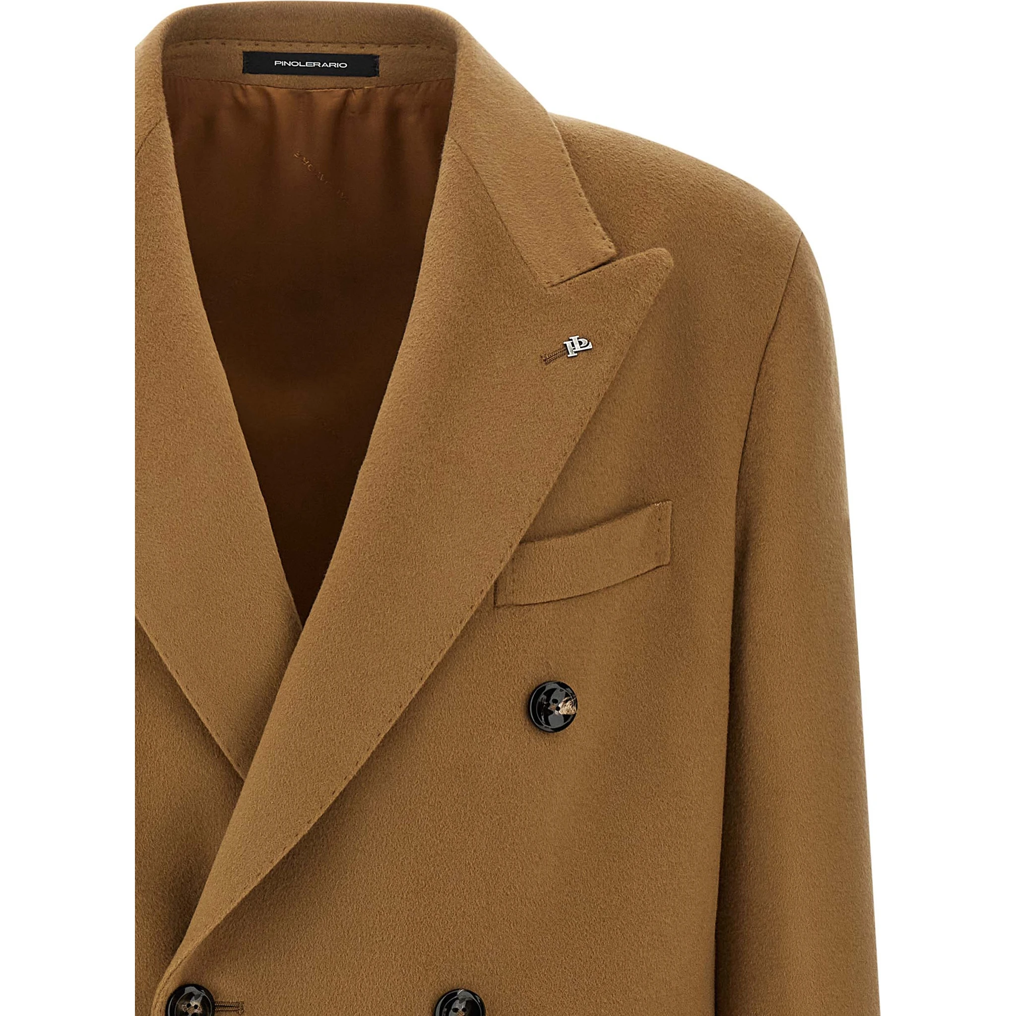 Beige Virgin Wool Coat