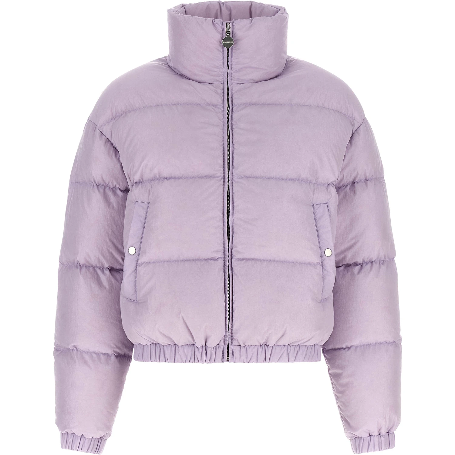 Purple Nylon Full-Length Jacket