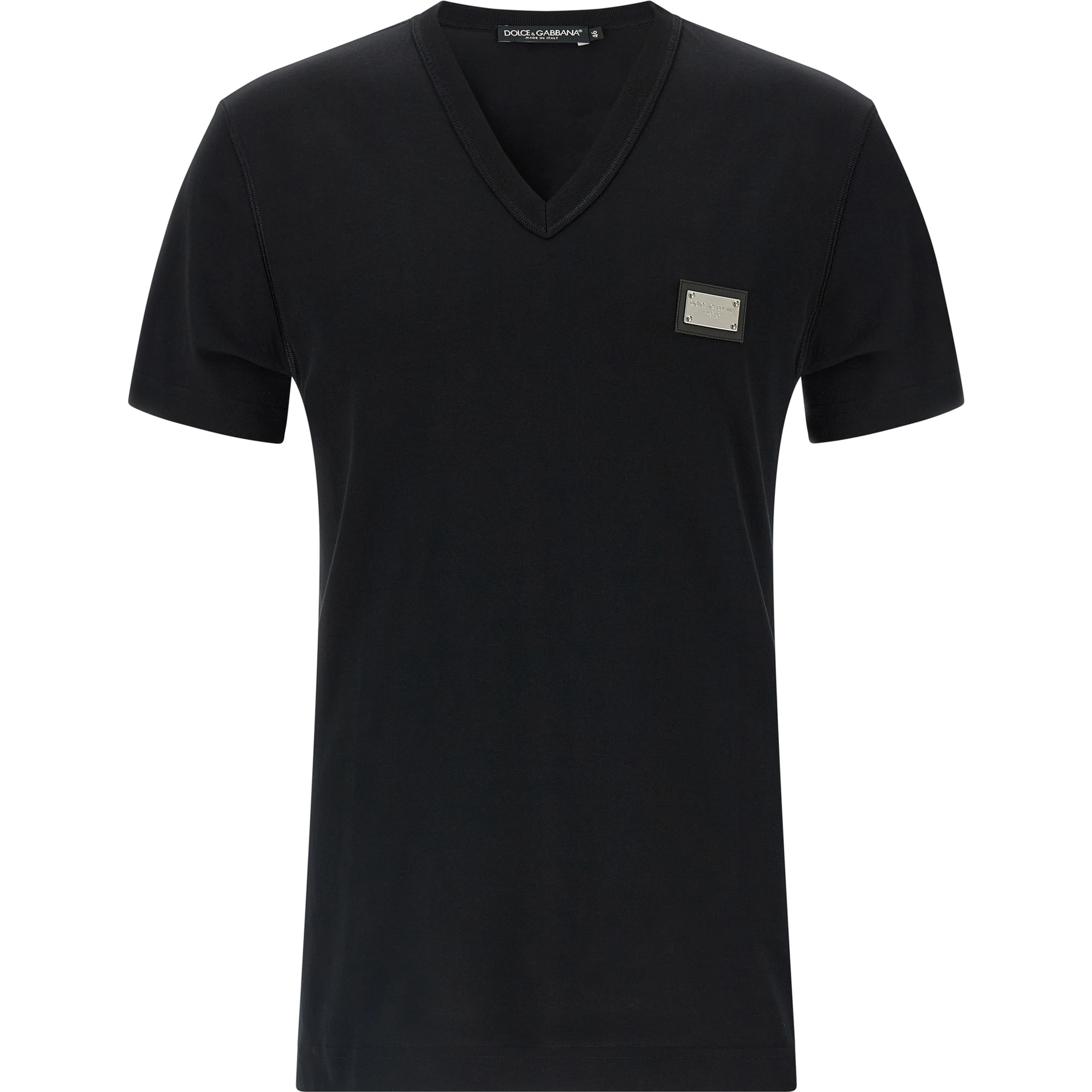 Black Cotton T-Shirt