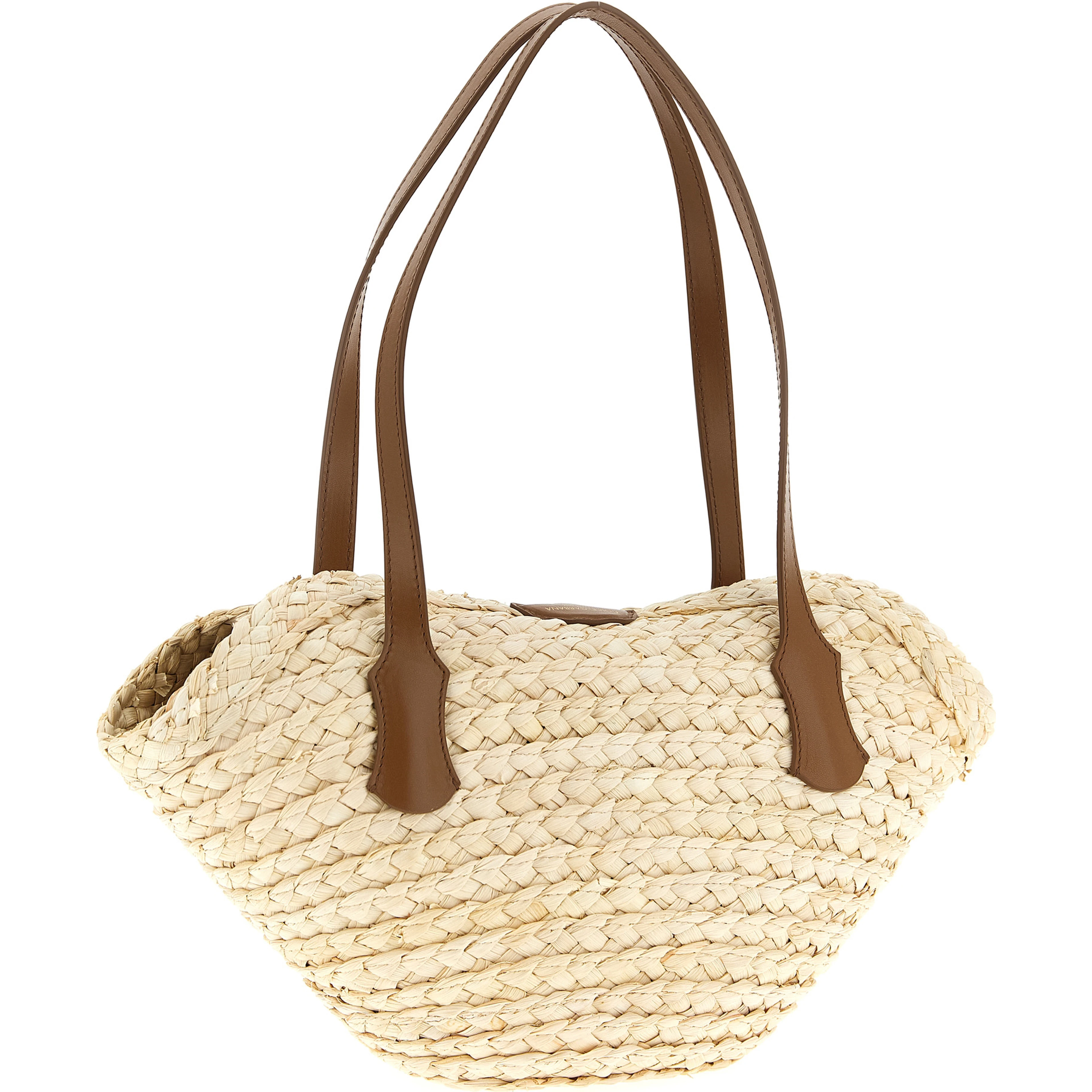 Beige Cork Shoulder Bag