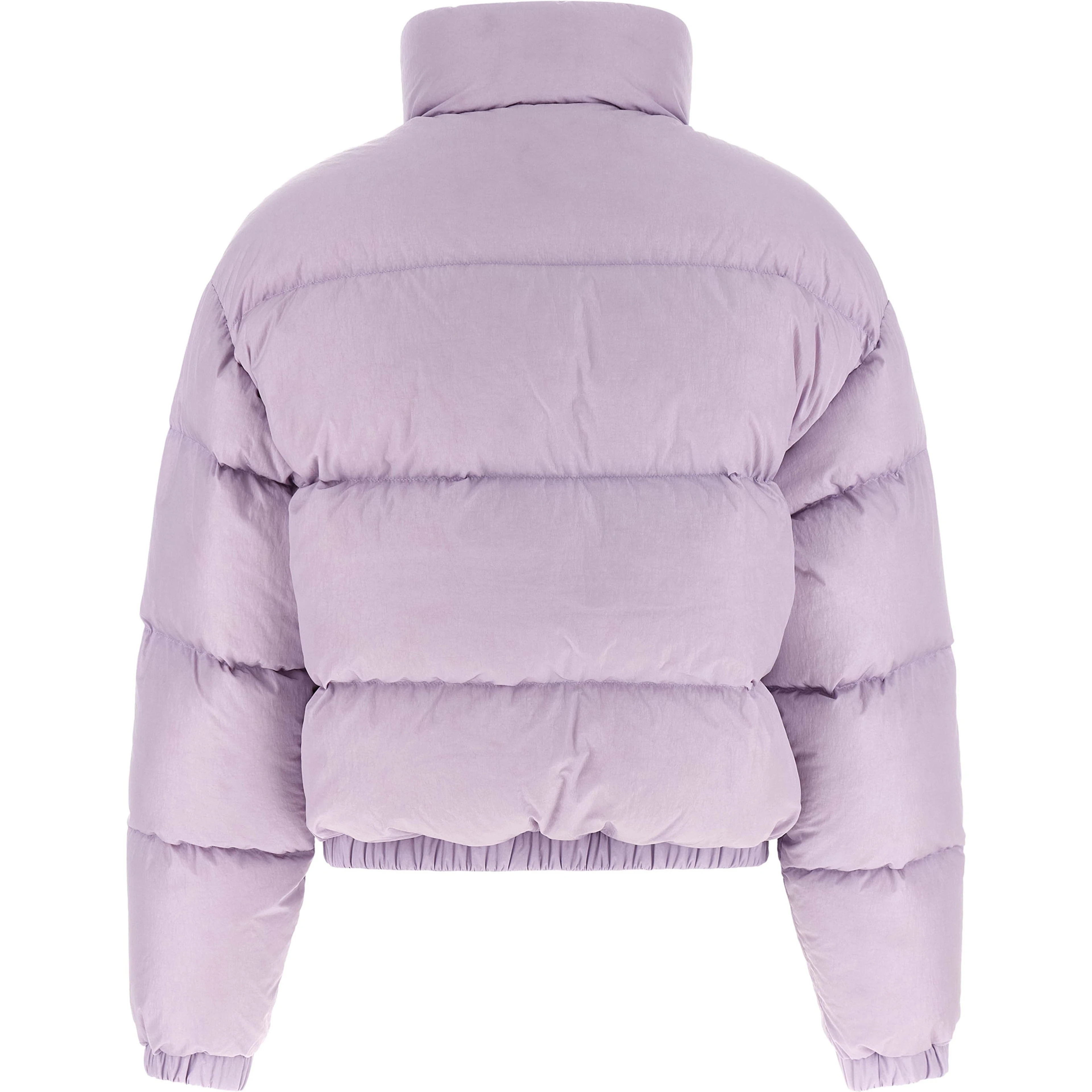 Purple Nylon Full-Length Jacket