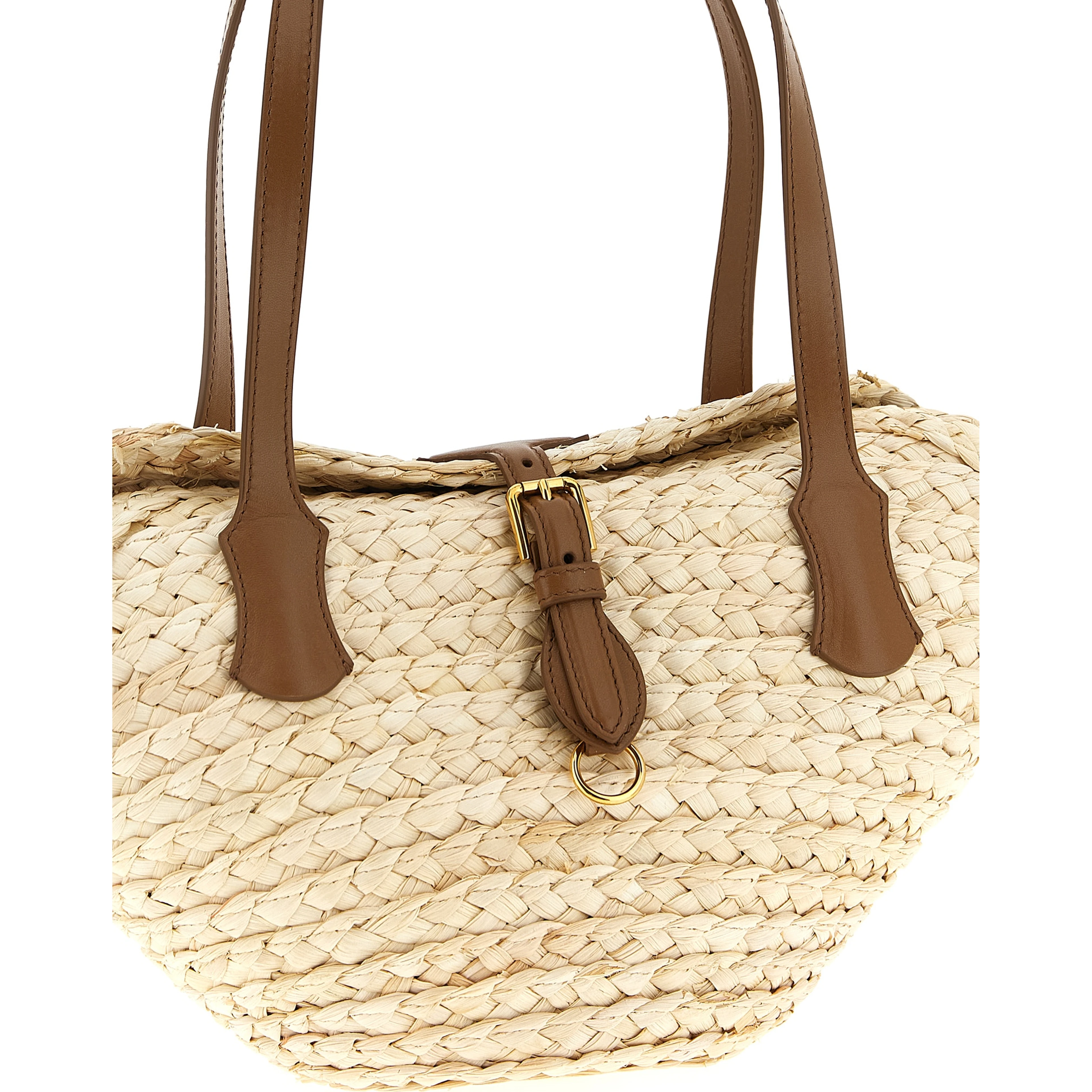 Beige Cork Shoulder Bag