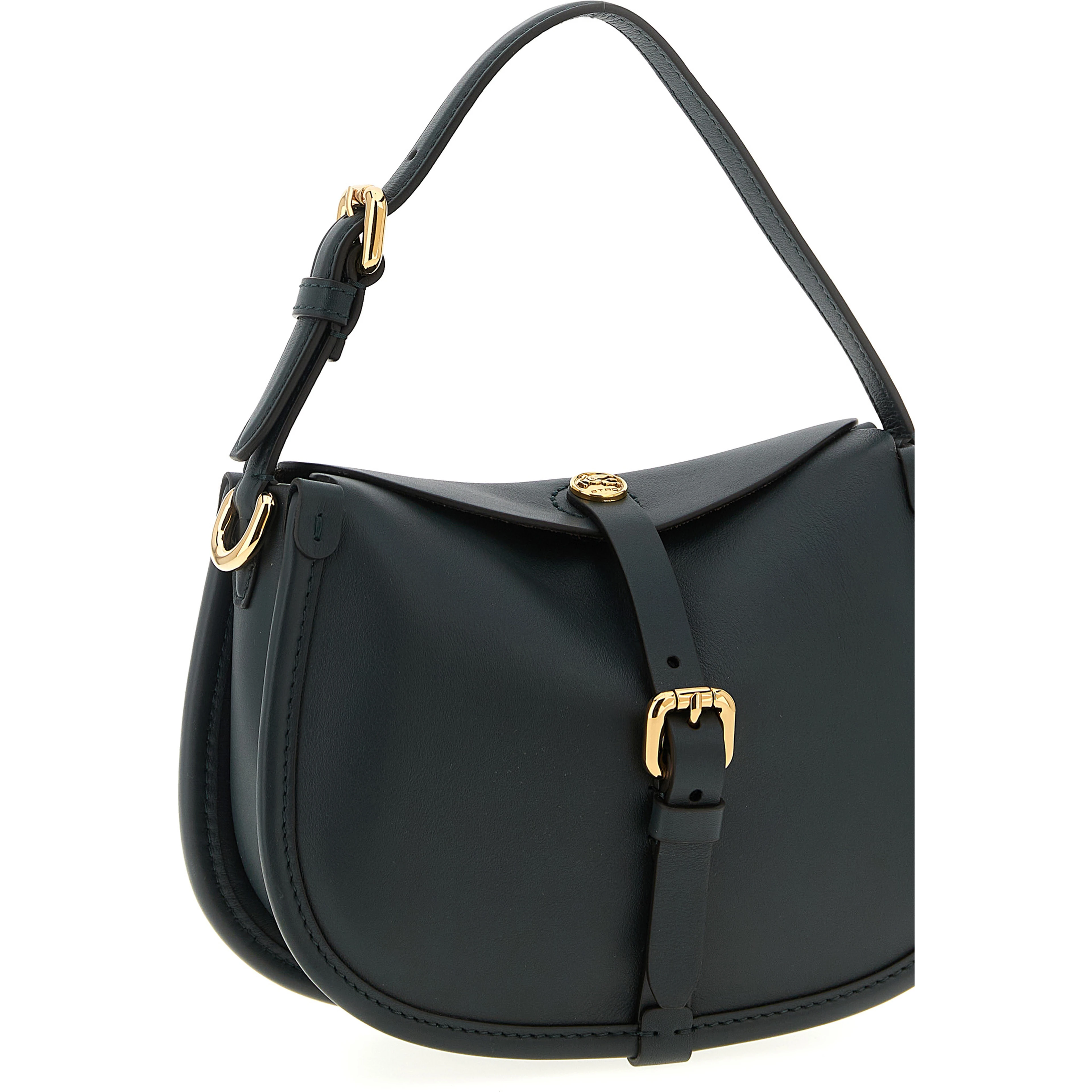Bicolor Calfskin Crossbody Bag