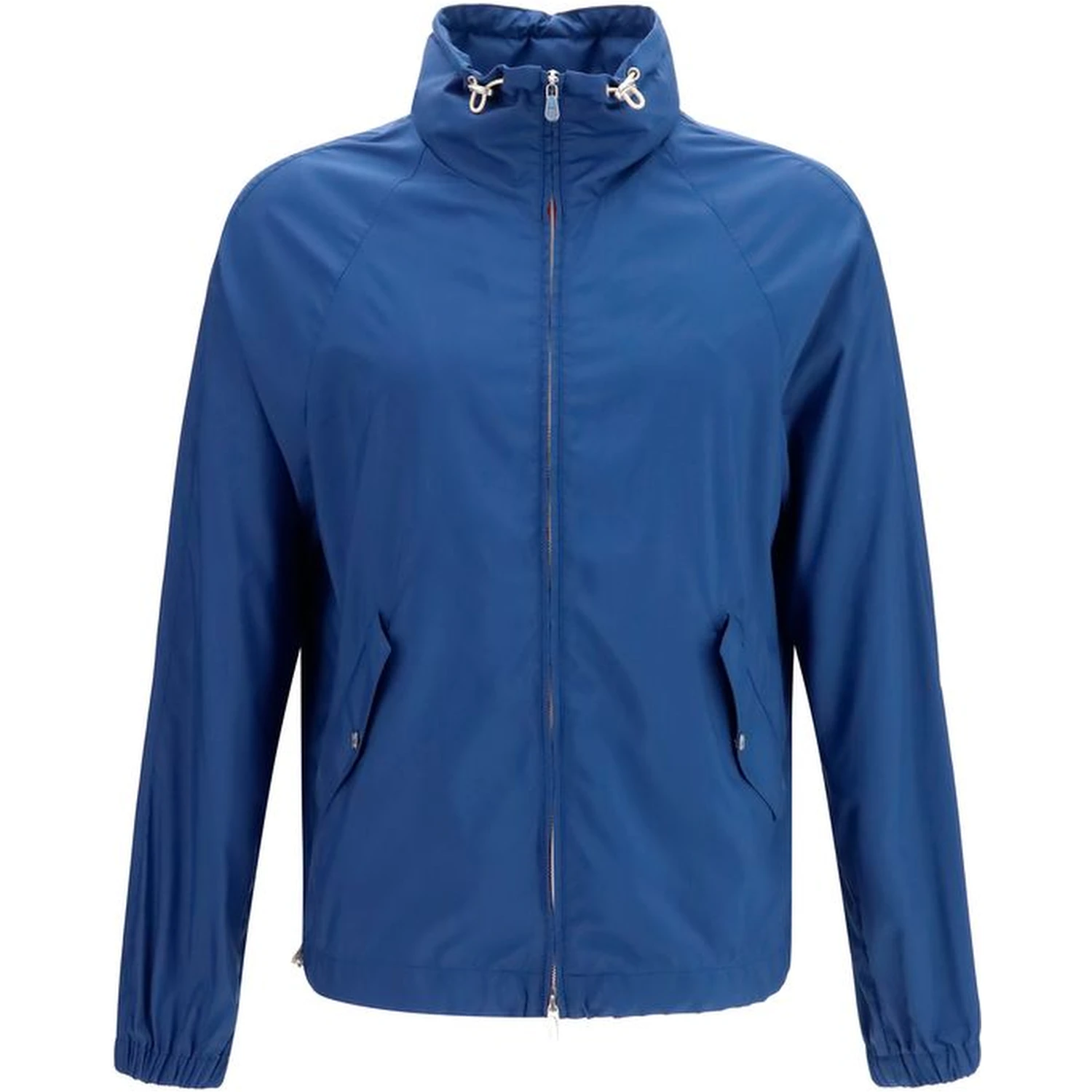 Blue Polyester Shell Jacket