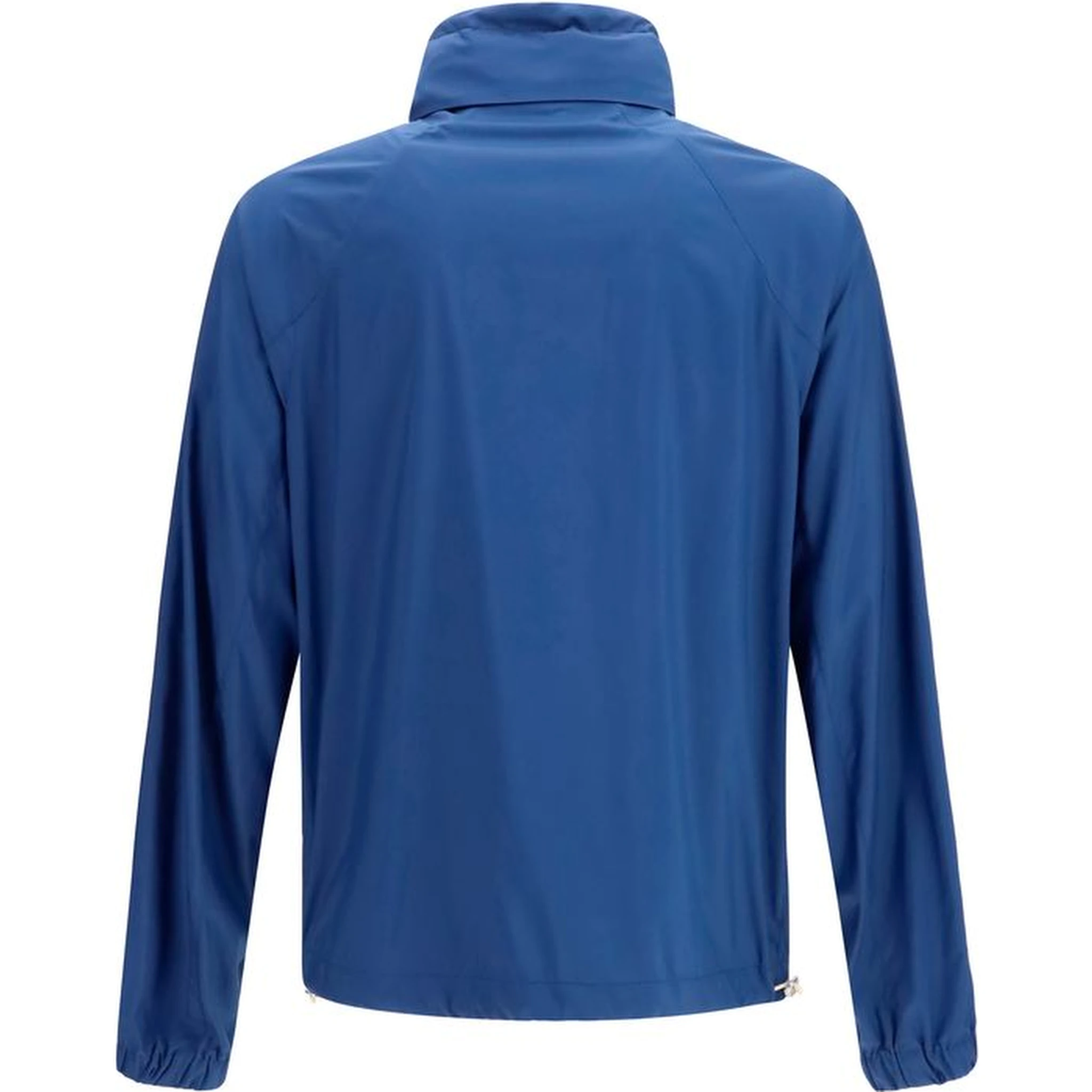 Blue Polyester Shell Jacket
