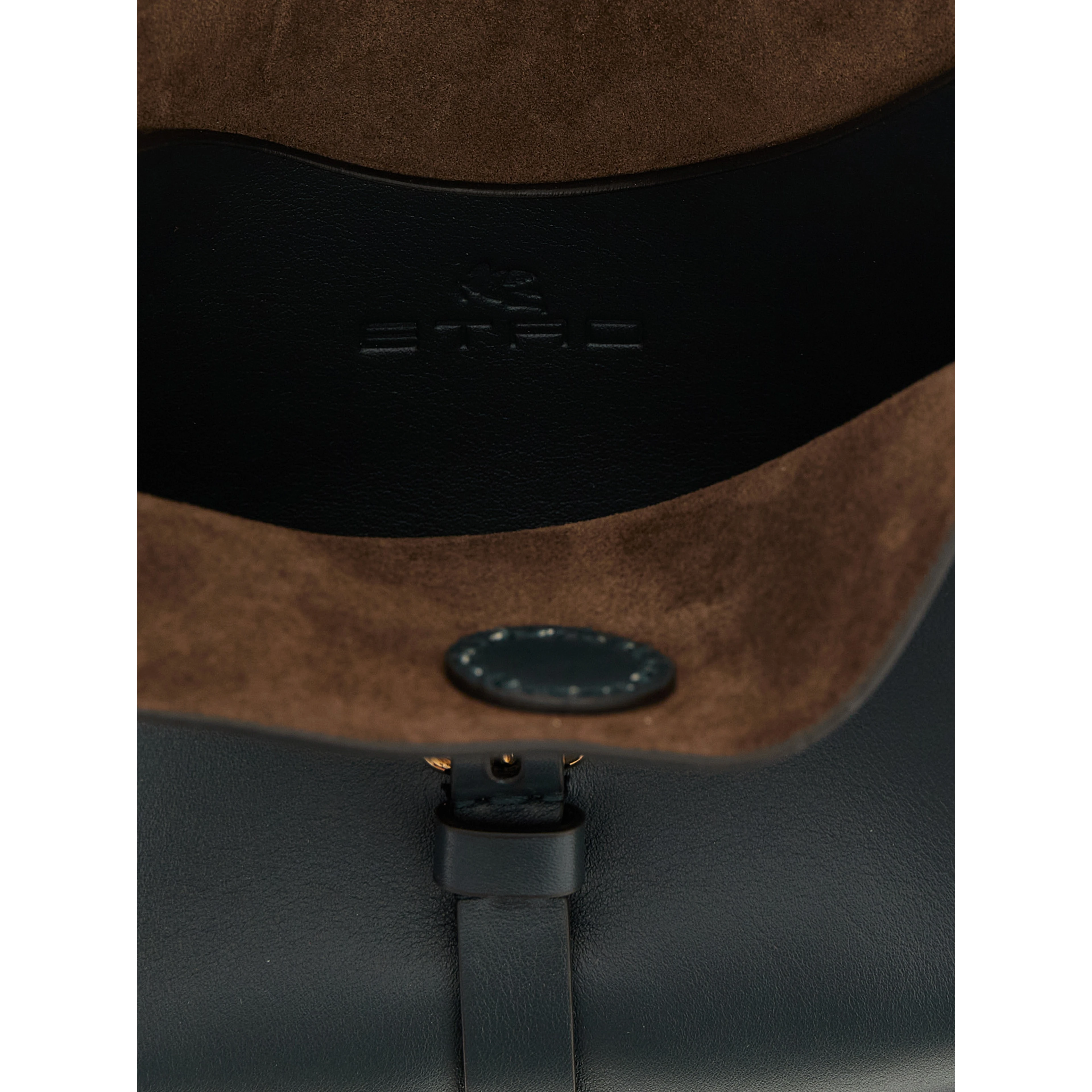 Bicolor Calfskin Crossbody Bag