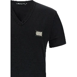 Black Cotton T-Shirt