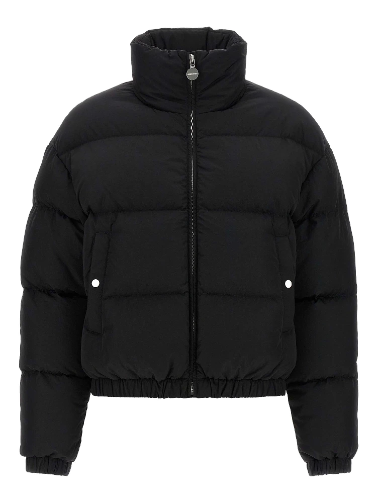 Black Nylon Full-Length Jacket