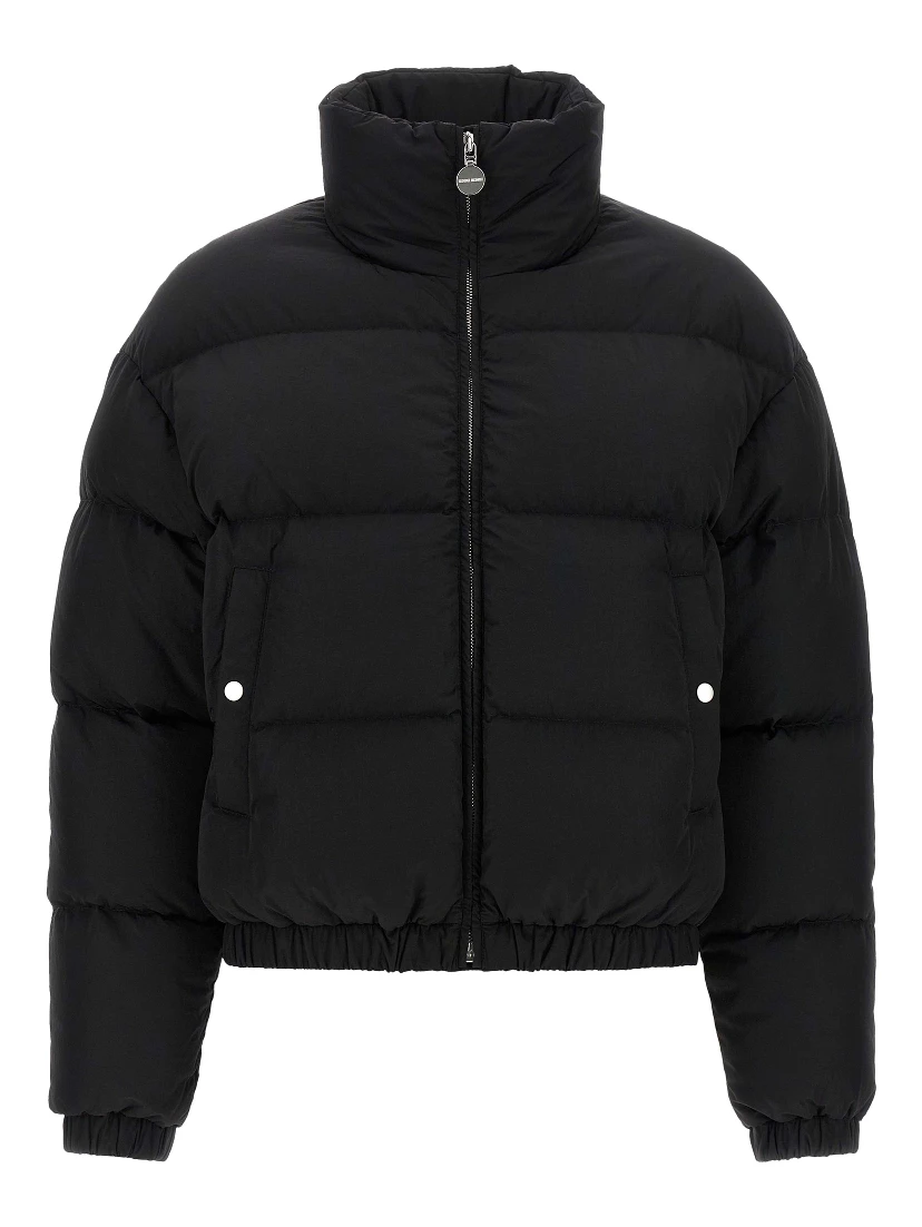 Black Nylon Full-Length Jacket