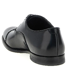 Black Calfskin Oxfords And Derbies