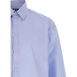Blue Cotton Blouse