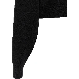 Black Virgin Wool Cardigan