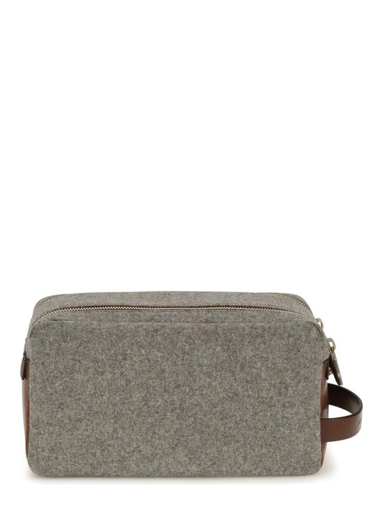 Gray Wool Oves Aries Wallet