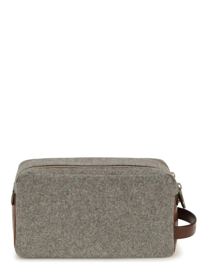Gray Wool Oves Aries Wallet