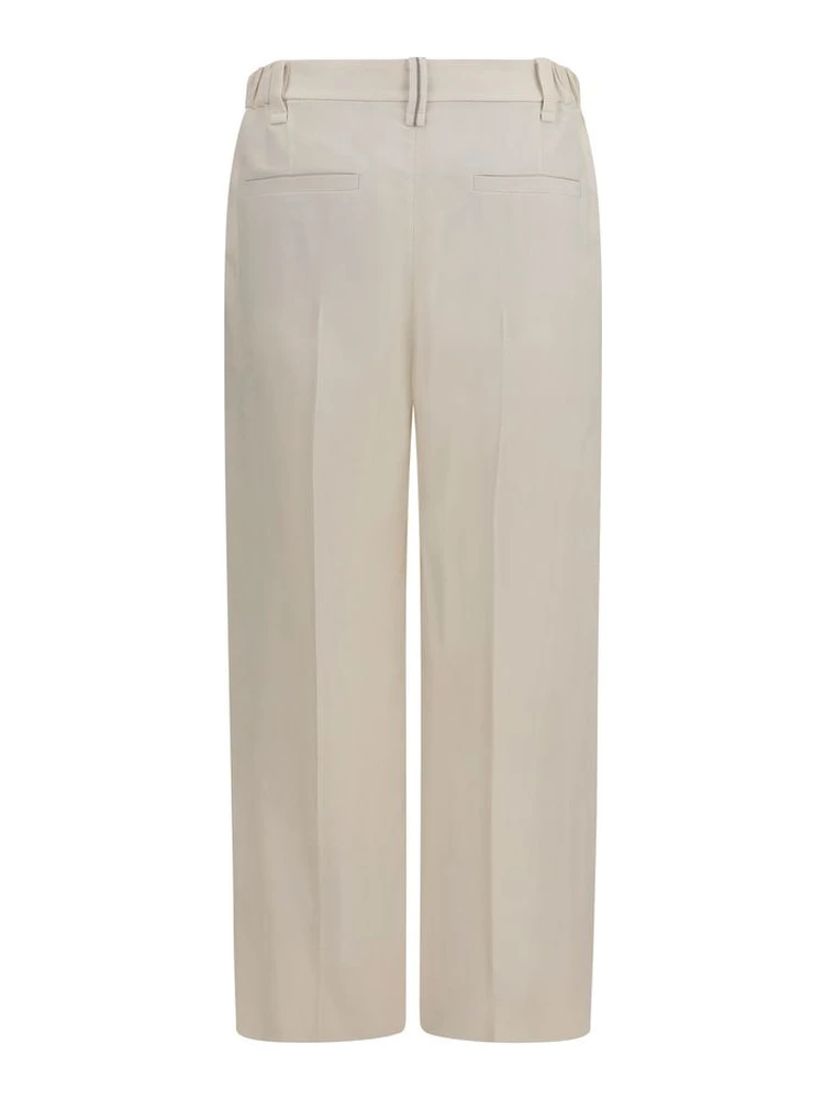 Beige Viscose Casual Pants alternative