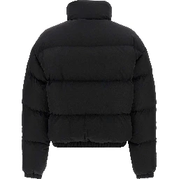 Black Nylon Full-Length Jacket